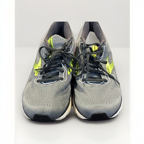 Brooks Glycerin 18 Men\'s Gray Green Mesh Athletic Sneaker 110329-1D-025 Size 12